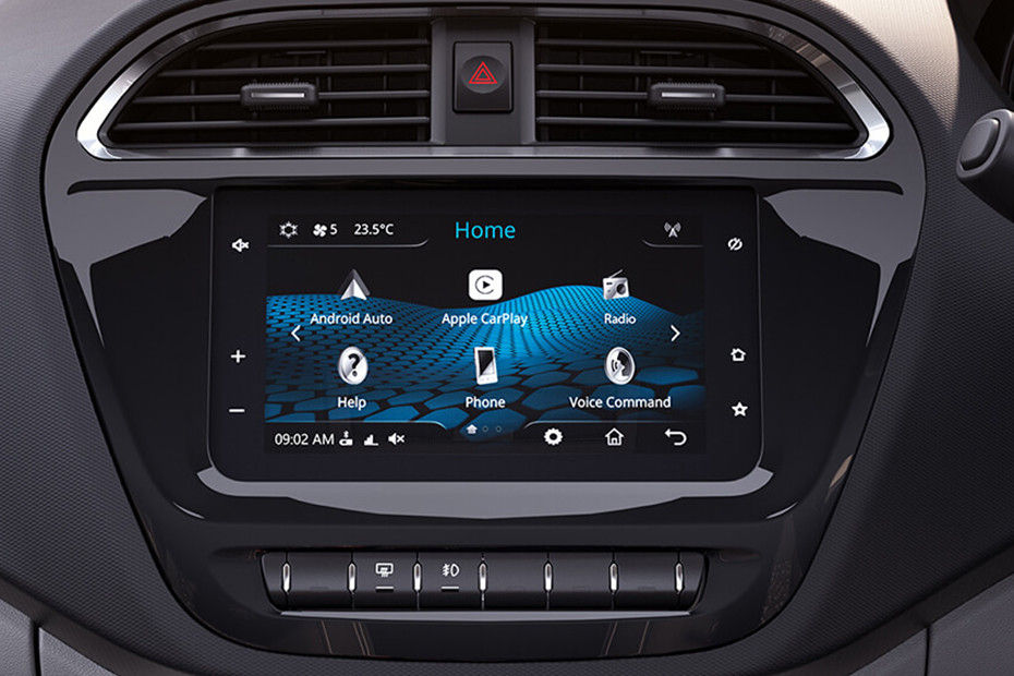 Tata Tiago Infotainment System Main Menu